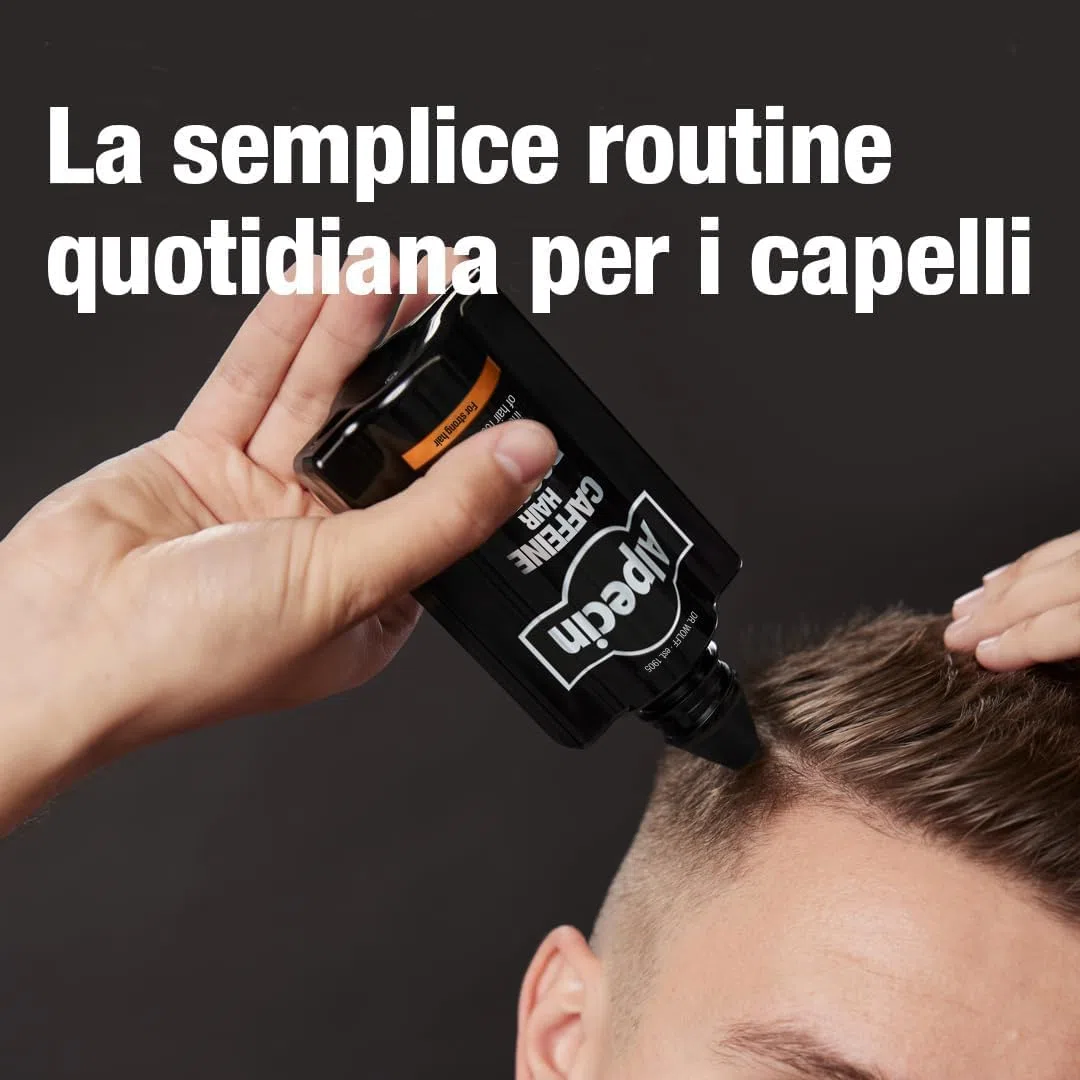 Alpecin Caffeine Hair Booster, 2 x 200 ml - Tonico per rinforzare le radici dei capelli