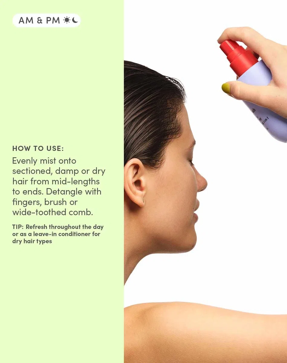 Evereden Spray districante per capelli per bambini: spray districante senza risciacquo 4 in 1: idrata, rafforza, protegge e affronta facilmente anche i nodi più difficili, pulito e vegano, per tutti i