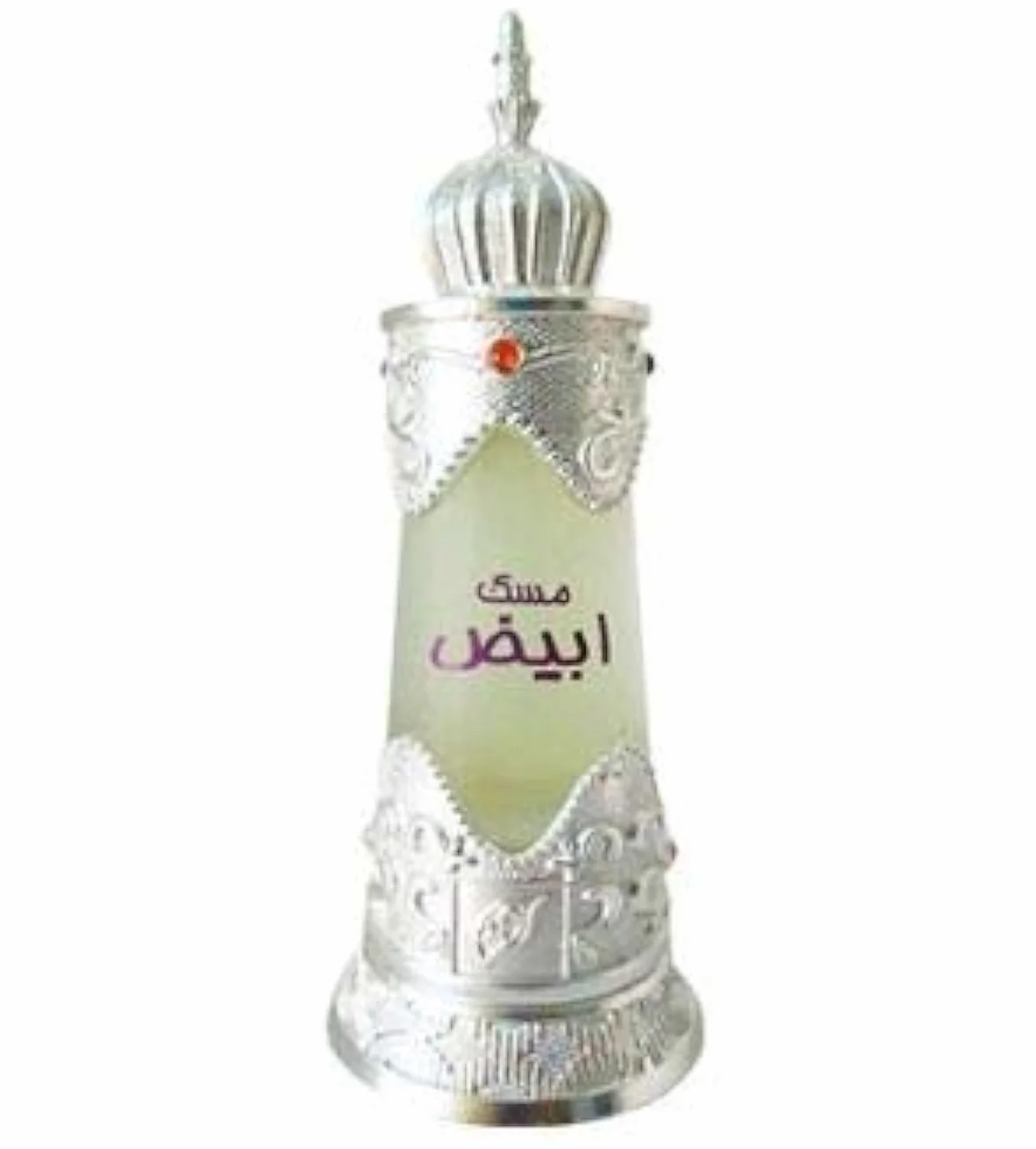 Afnan Abiyad Attar - Profumo esotico e seducente per uomini e donne, squisita fragranza orientale, lussuoso olio profumato arabo, accattivante fragranza araba Oud | senza alcool, 20 ml (muschio)
