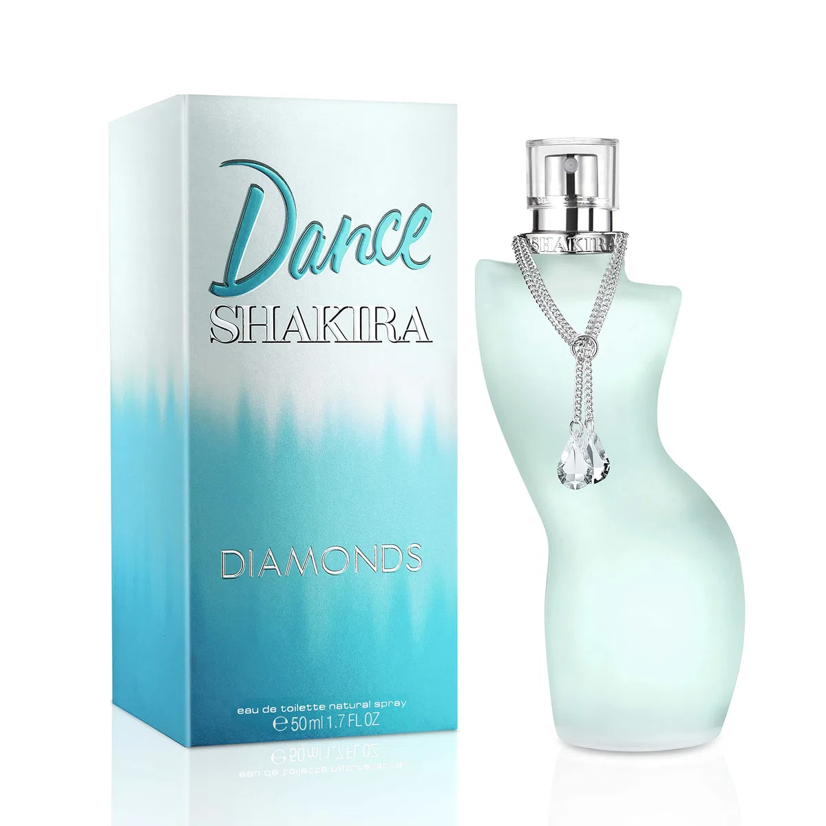 Shakira Perfumes - Dance Diamonds di Shakira, Eau de Toilette da Donna, Fragranza Floreale, Fruttata e Ambrata con Bergamotto, Lampone e Violetta - 50 ml