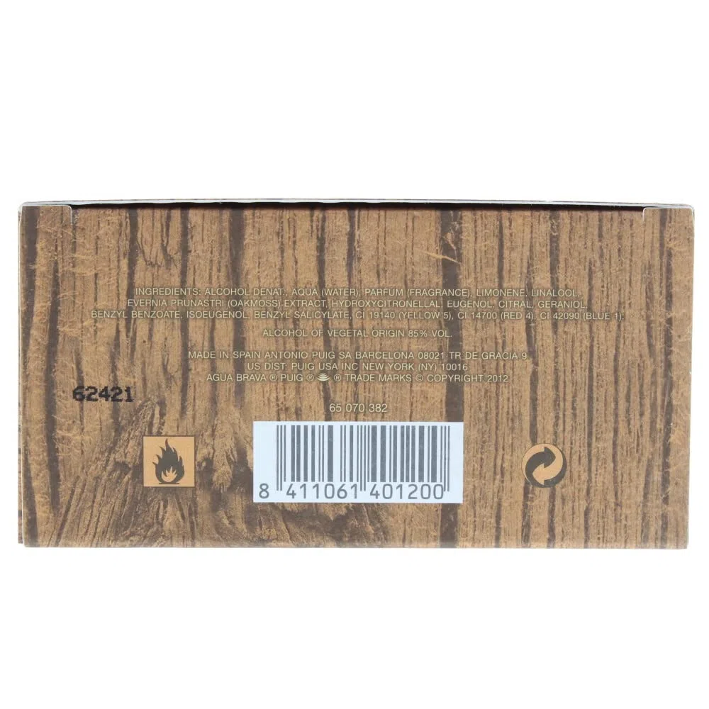 Antonio Puig, Agua Brava, Acqua di Colonia da uomo, 200 ml