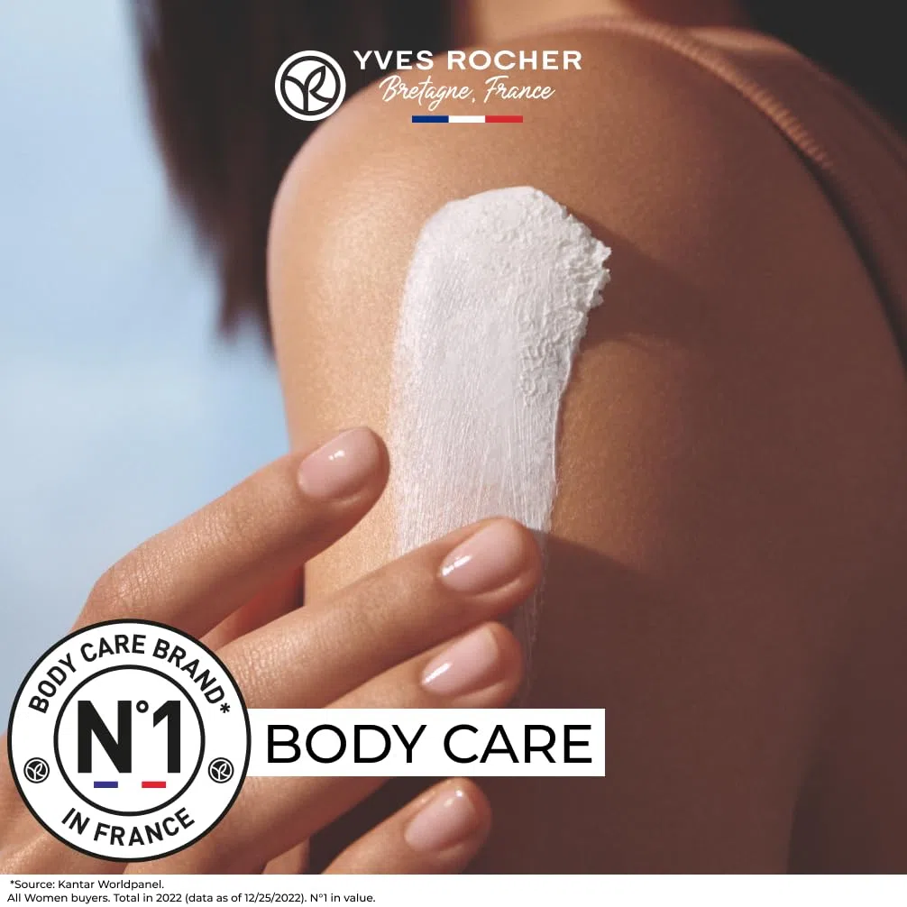 Yves Rocher Burro Whipped Body Repair da 250 ml, per pelli curate e nutrite, burro per il corpo di riparazione per pelli secche ed extra secche