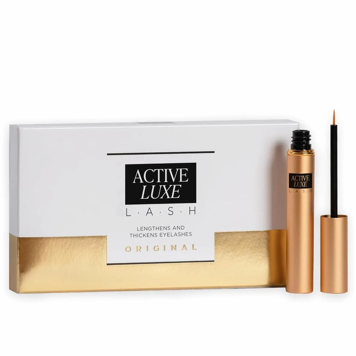 Active Luxe Siero Ciglia Allungante, 1.5 ml | Siero Crescita Ciglia Clinicamente Testato, Senza Ormoni, Vegan, Ciglia Allunganti Naturali, Effetto Lash Lift
