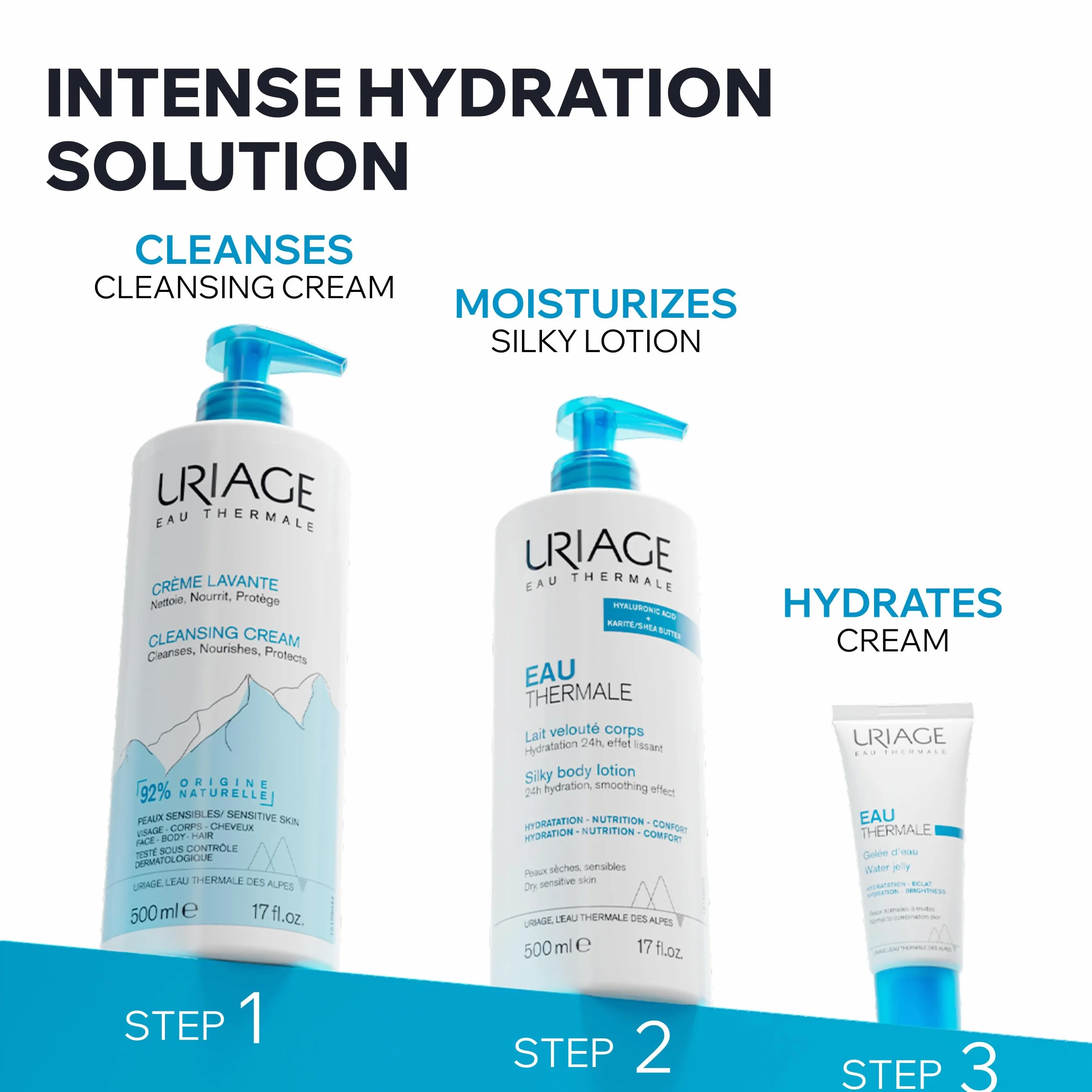 URIAGE Crema Lavante 1000 Ml per chi cerca qualità e praticità, per uso pratico e risultati affidabili, 1000 ml