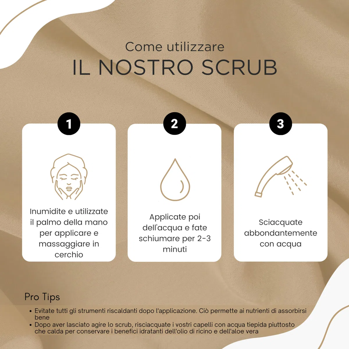 Kerargan - Scrub Capillare Anti-Caduta all'Olio di Ricino - Per un Cuoio Capelluto Sano e Capelli Rivitalizzati - Arricchito con Olio di Mandorle Dolci e Aloe Vera - Senza solfati,GMO,silicone - 250ml