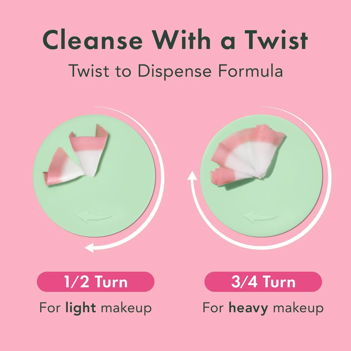 Rael Miracle Clear Cleansing Balm - Makeup Remover, Twist-Up Face Cleanser, Double Cleanse, Non-Comedogenic, with Rice Bran & Jojoba Oils, Vegan, Korean Skin Care, All Skin Type (50 ml)