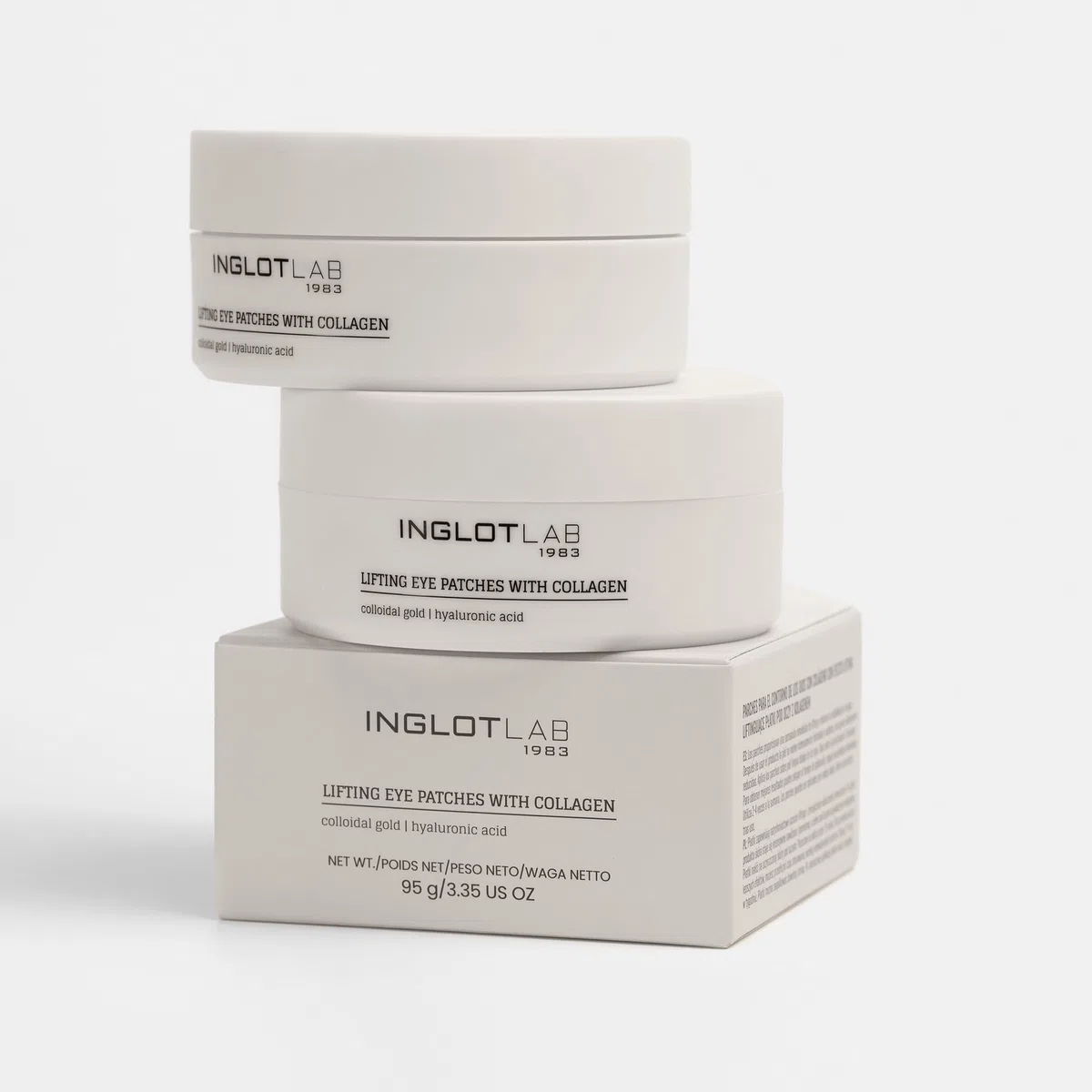 Inglot Lab Patches Occhi Rassodanti con Collagene | Riduzione di Rughe, Gonfiori e Occhiaie | Idratazione e Rinfresco | Risultati Rapidi | Ideale per Pelle Sensibile e Tutti i Tipi di Pelle