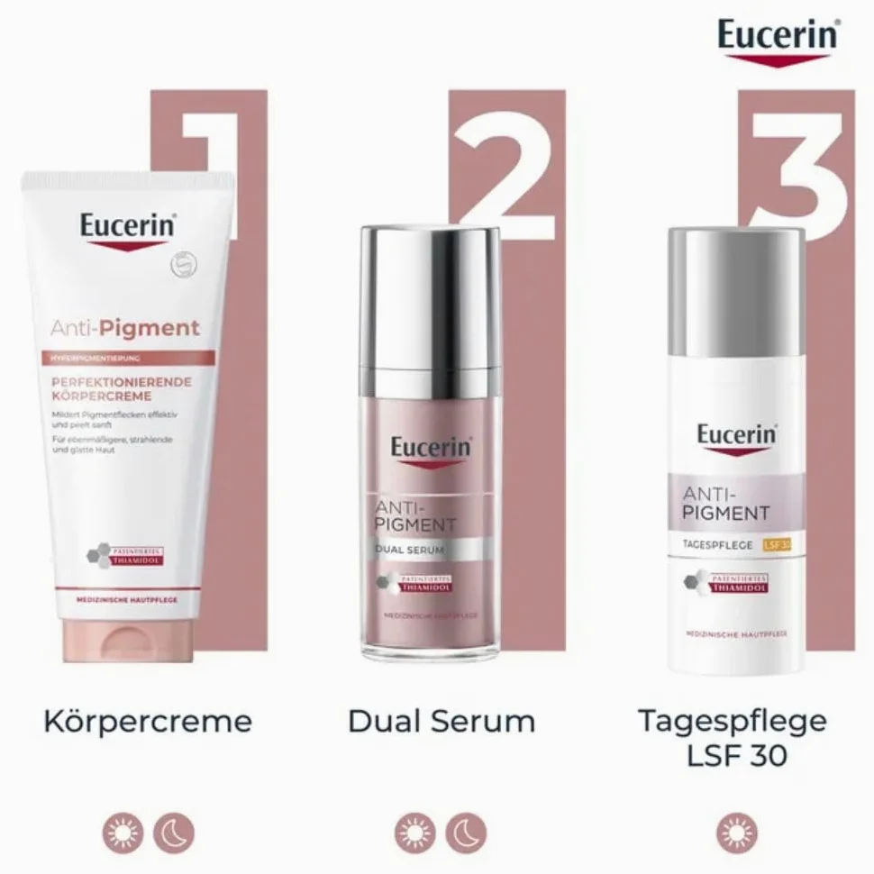 Eucerin Anti-Pigment perfektionierende Körpercreme, 200 ml Crema