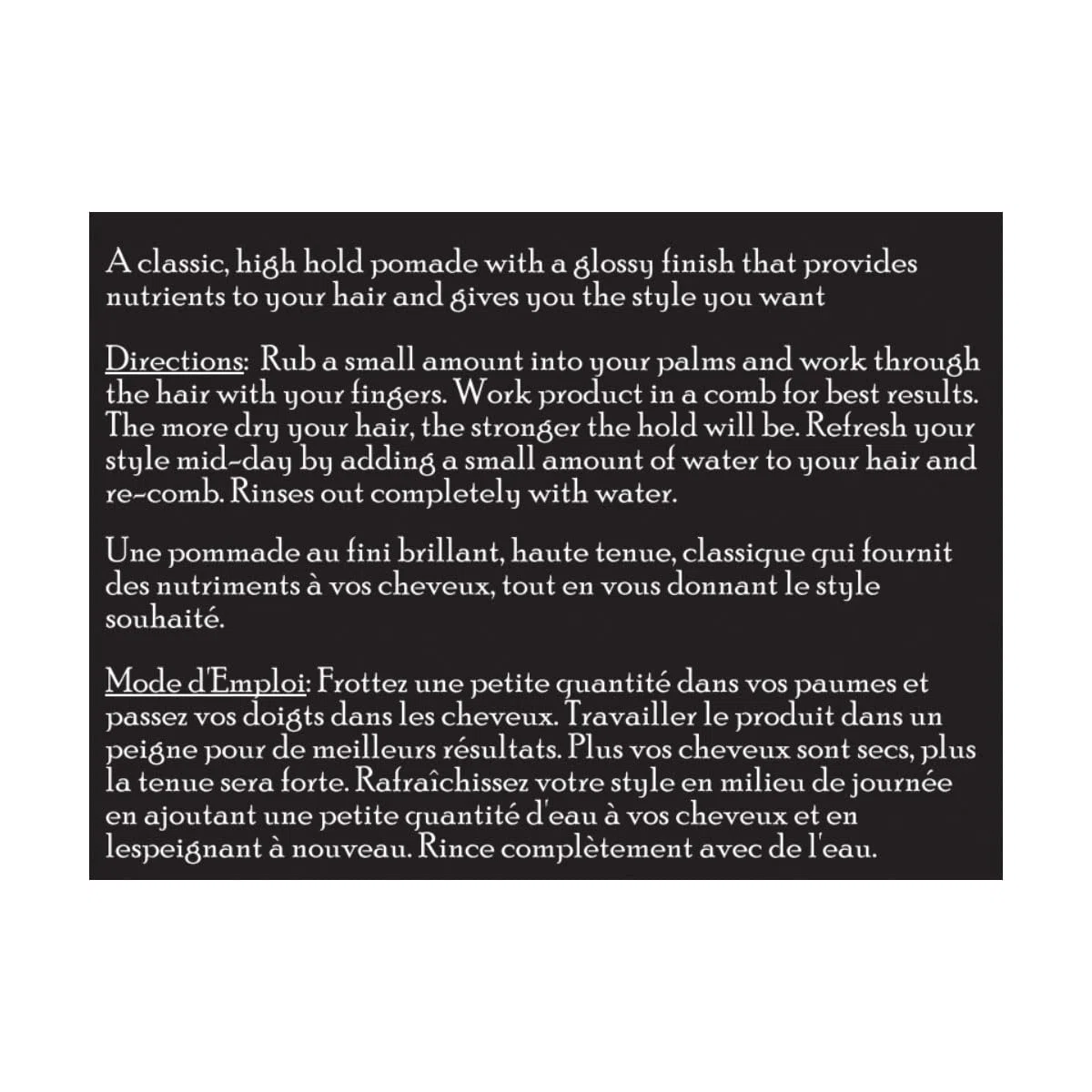 Brickell Men's Pomata ferma Uomo, Naturale e Biologica, con Tenuta Forte e Finitura lucida, 59 mL, Profumata