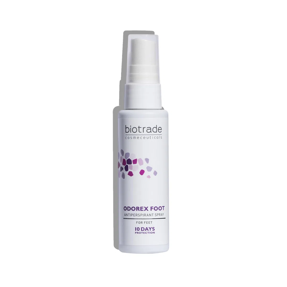 Odorex Foot. Antiperspirant Spray. One Aplication Stops the Sweating for 10 Days