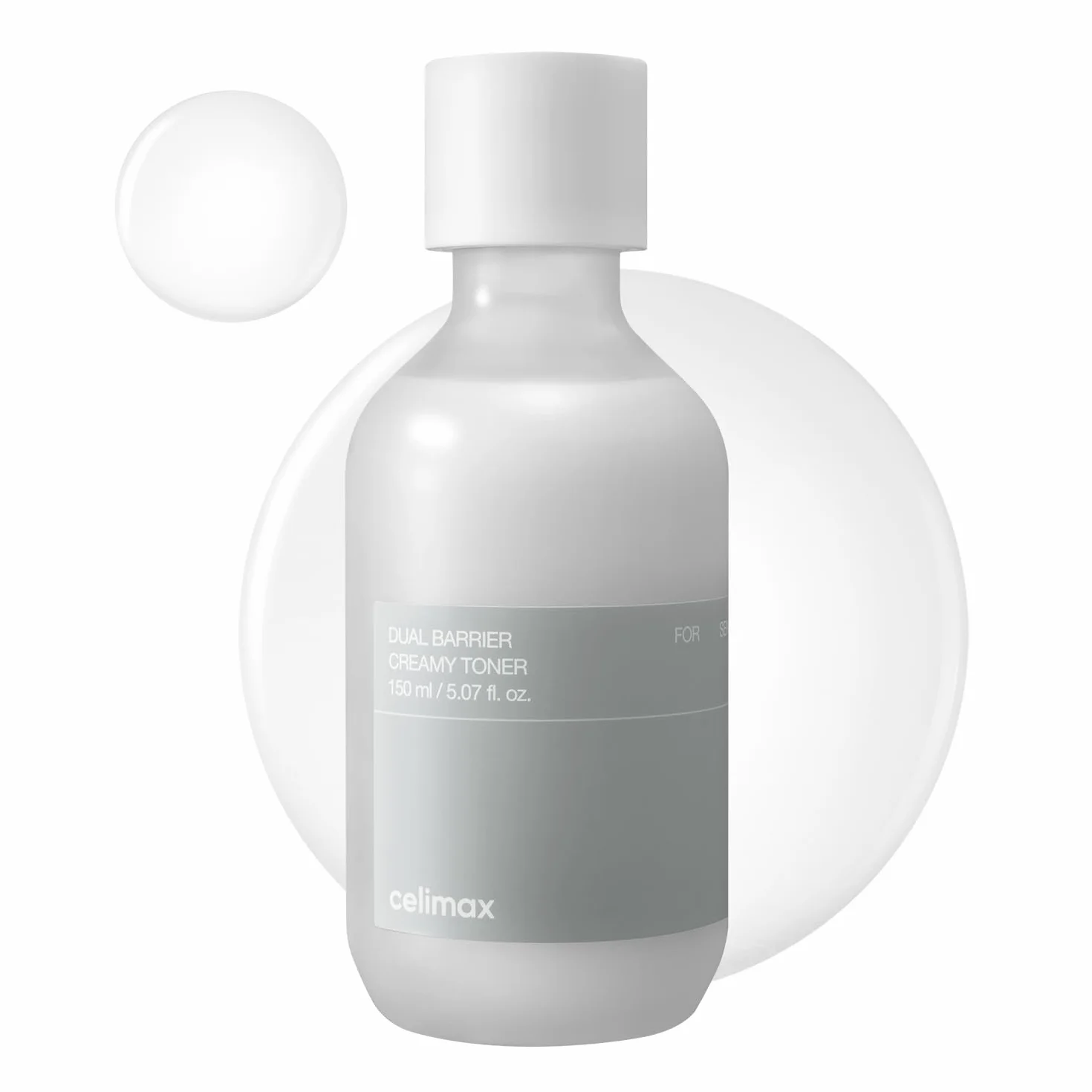 celimax Tonico Cremoso A Doppia Barriera Con Ceramidi, Peptidi, Senza Oli E Alcol, Astringente Per Il Viso, Idratante, Calmante, Lenitivo, Non Irritante, 150 Ml