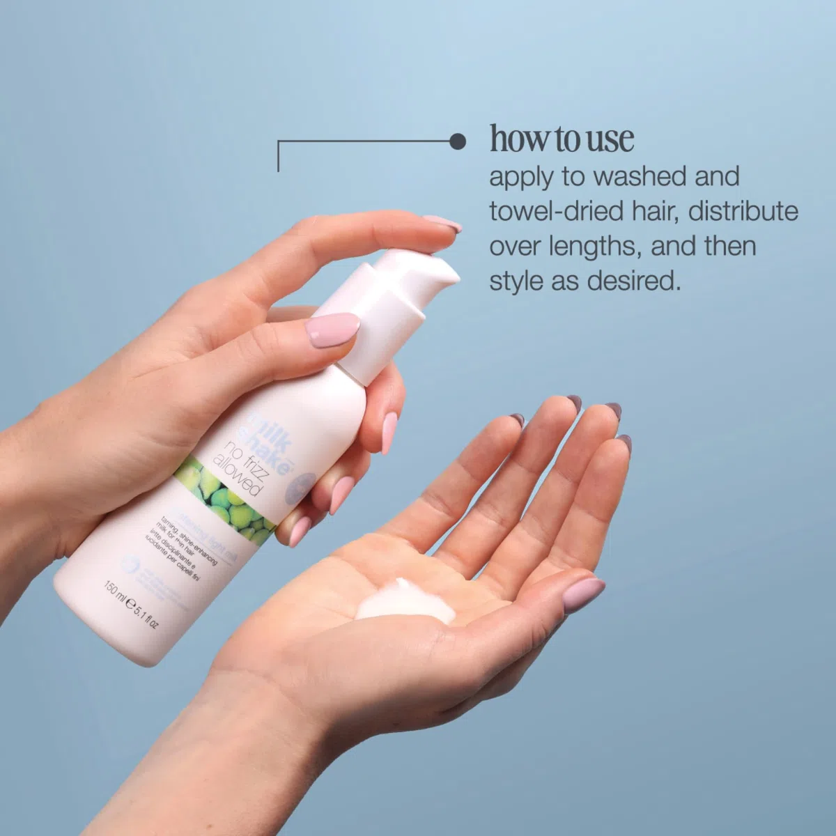 milk_shake | NO FRIZZ Allowed Glistening Light Milk 150ML