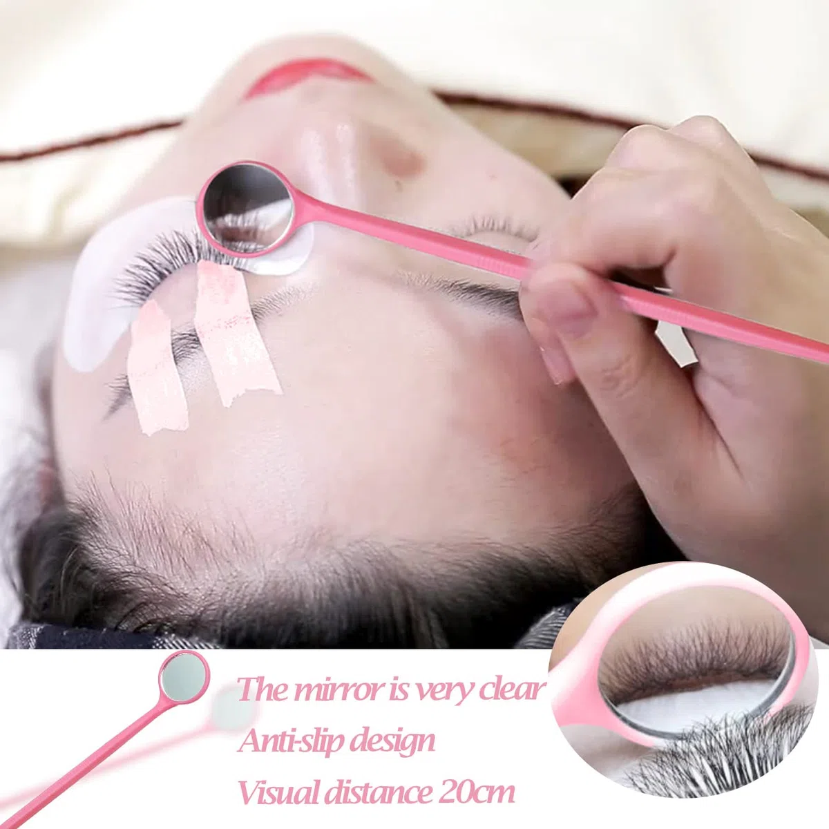 Lash Extension Kit Ciglia USB Aria Condizionata Ventilatore Pinzette Tampone in Silicone Cerotti per Ciglia Colla Anelli Micro Applicatori