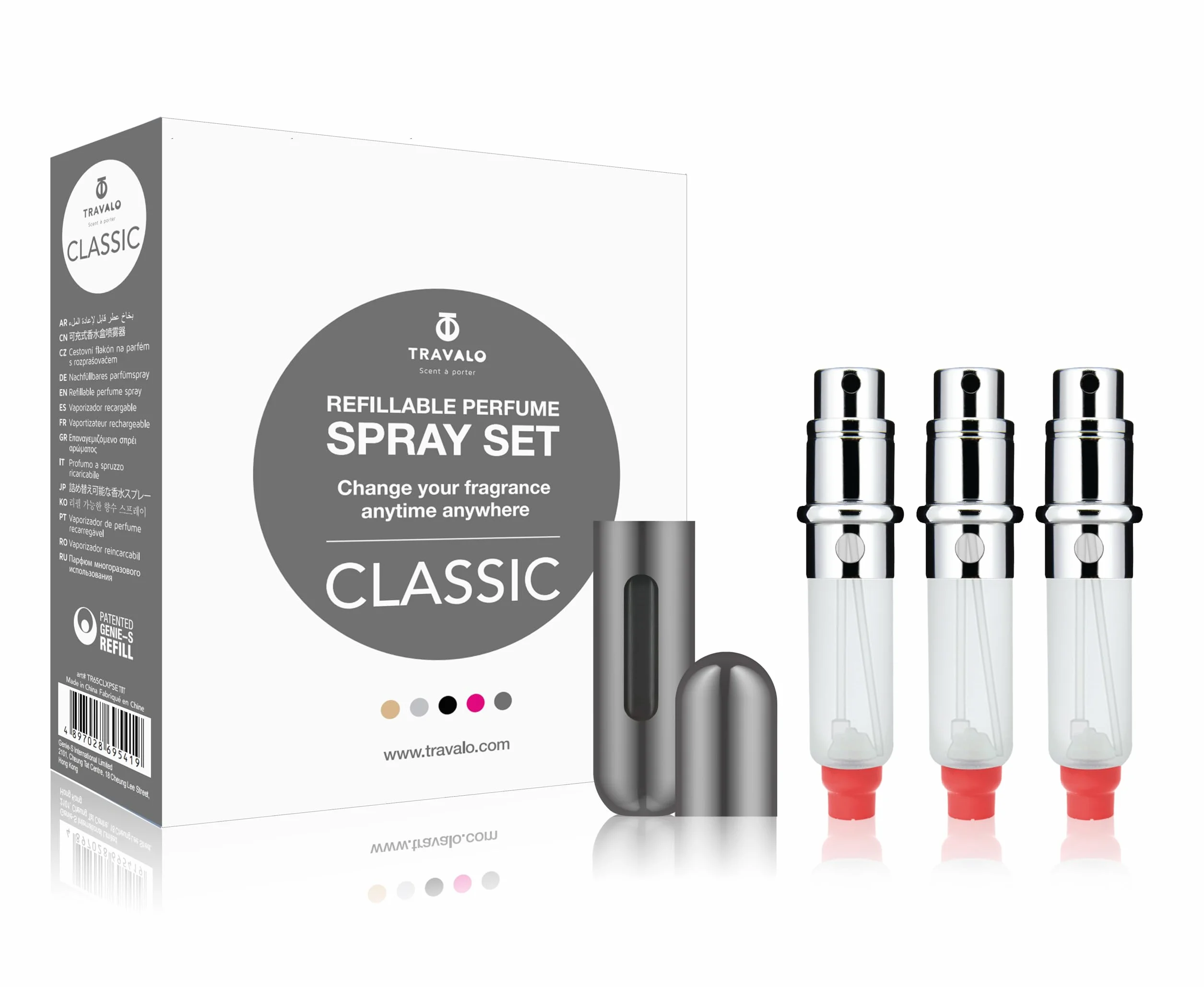 Travalo Classic Set nebulizzatore in titanio