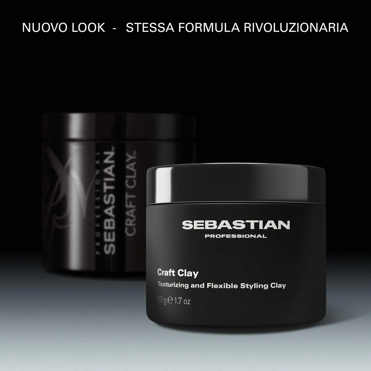 Sebastian Professional Craft Clay Texturizing & Flexible Styling Clay – Pasta modellante opaca per capelli con tenuta flessibile e texture naturale, definita e duratura, 50 g