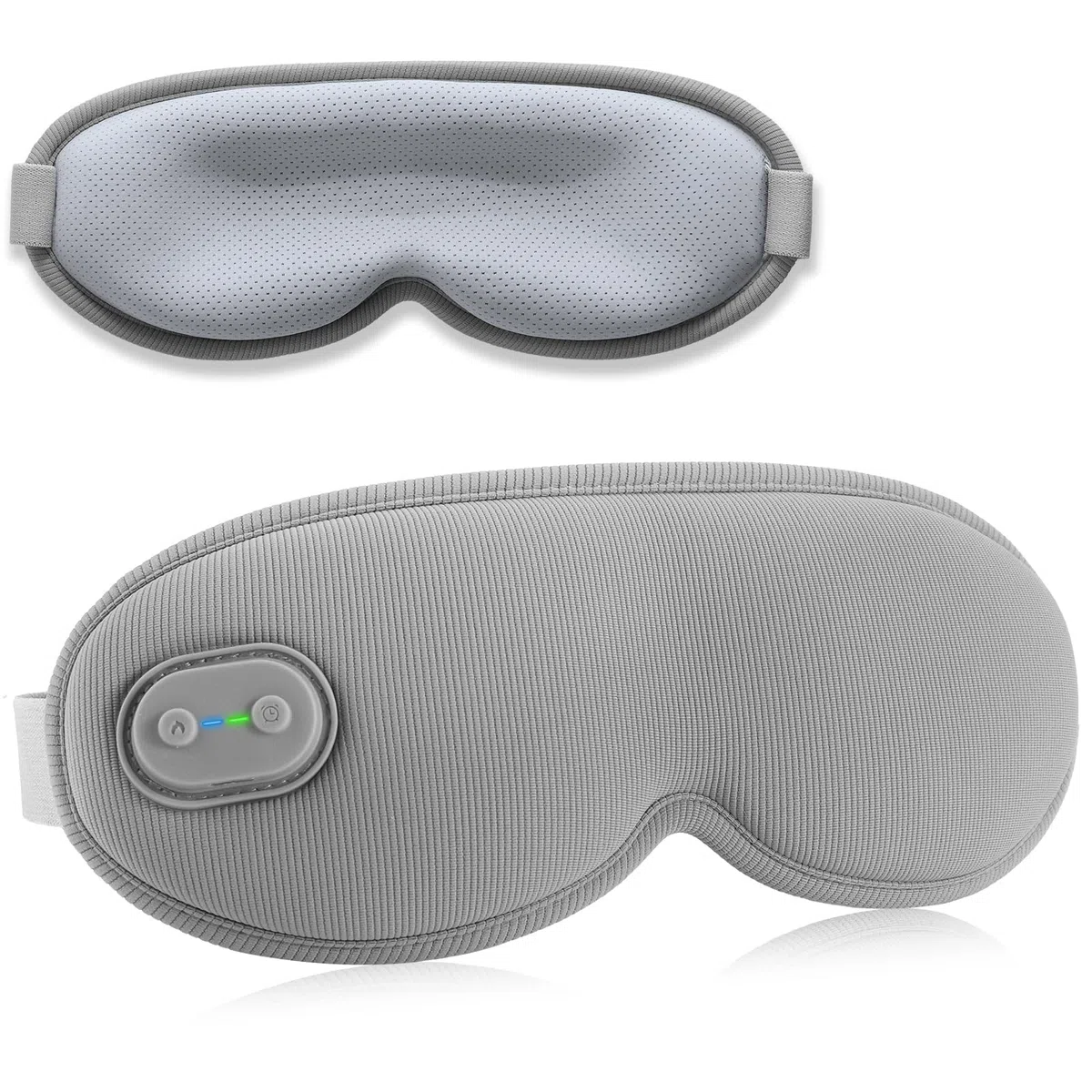VINTEAM Maschera Occhi Riscaldante Wireless, 3 Livelli Temp/Tempo Regolabili, Design 3D Senza Pressione, 1200mAh 99g Leggera, per Rilassamento Occhi/Fatica Oculare a Casa/Ufficio/Viaggio