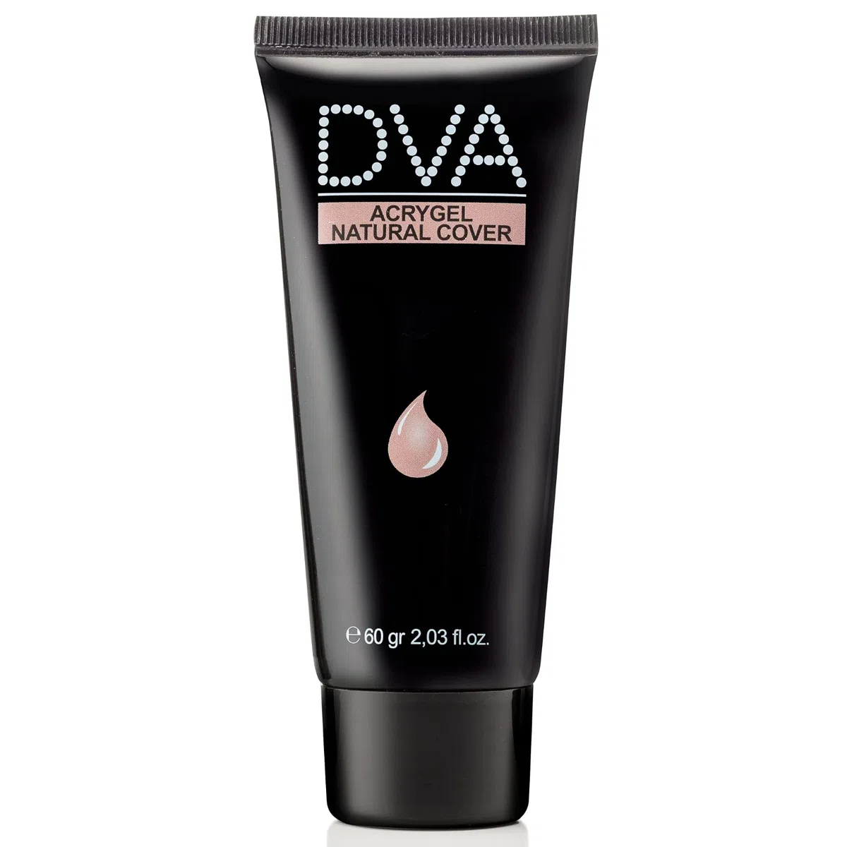DVA, Acrygel Colore Natural Cover, Gel Acrilico per Ricostruzione delle Unghie, Composto Leggero e Modellabile, Senza Colature, Dona Unghie Forti e Leggere, 60 gr