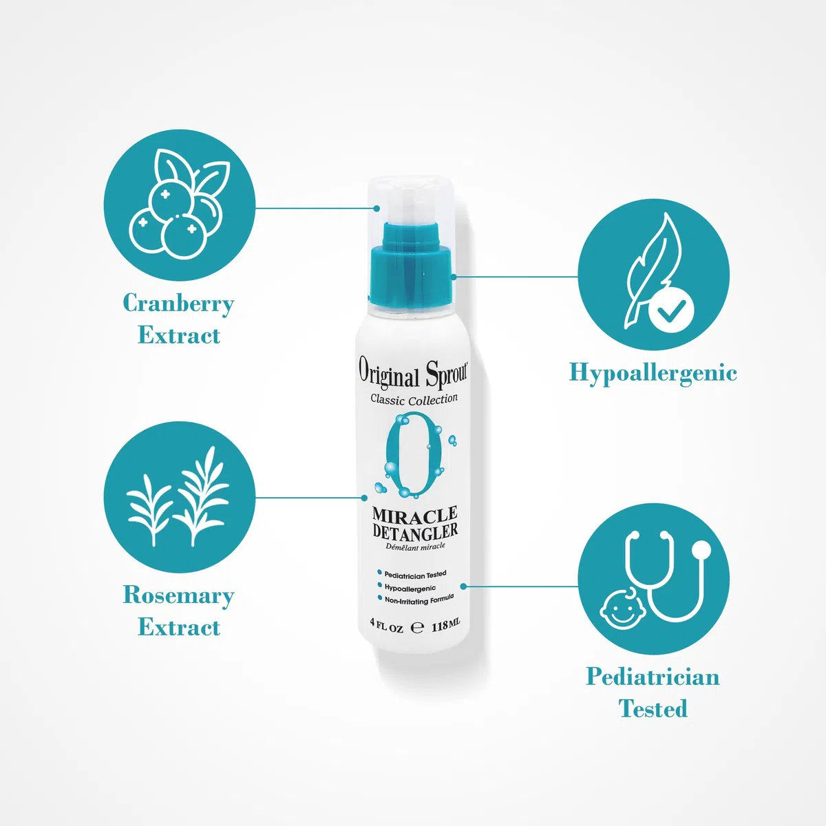 Originale Sprout Miracolo Capelli detangler 118ml