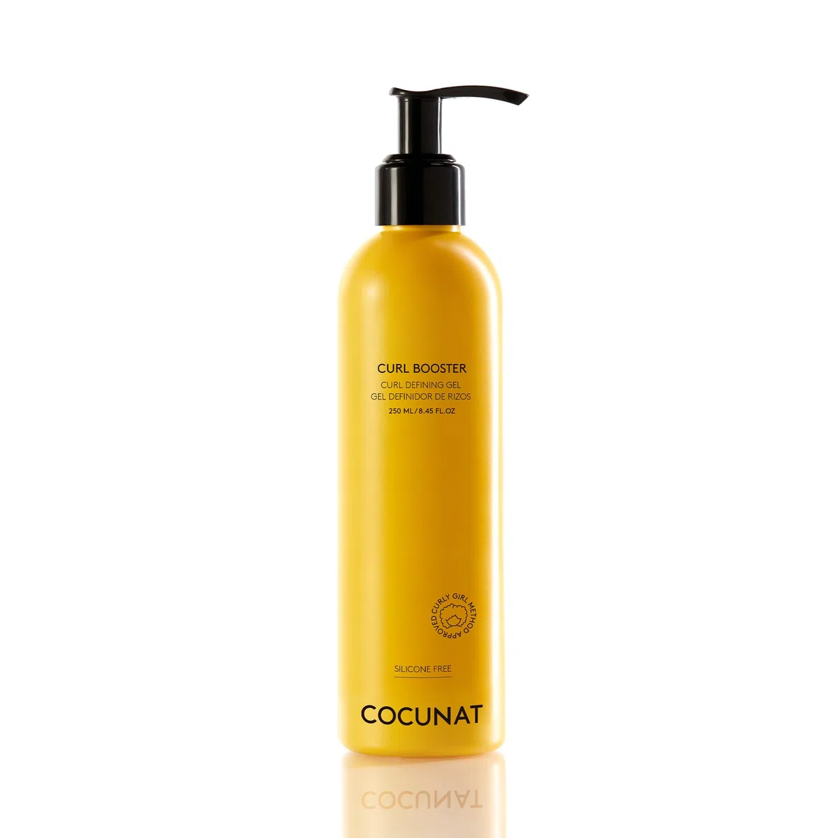 COCUNAT - Booster di Capelli Ricci - Gel di Definizione - Definisce i Capelli Ricci Senza Appesantirli - Anti Frizz - Idrata a fondo - Metodo Curly - Senza Silicone - 250 ml