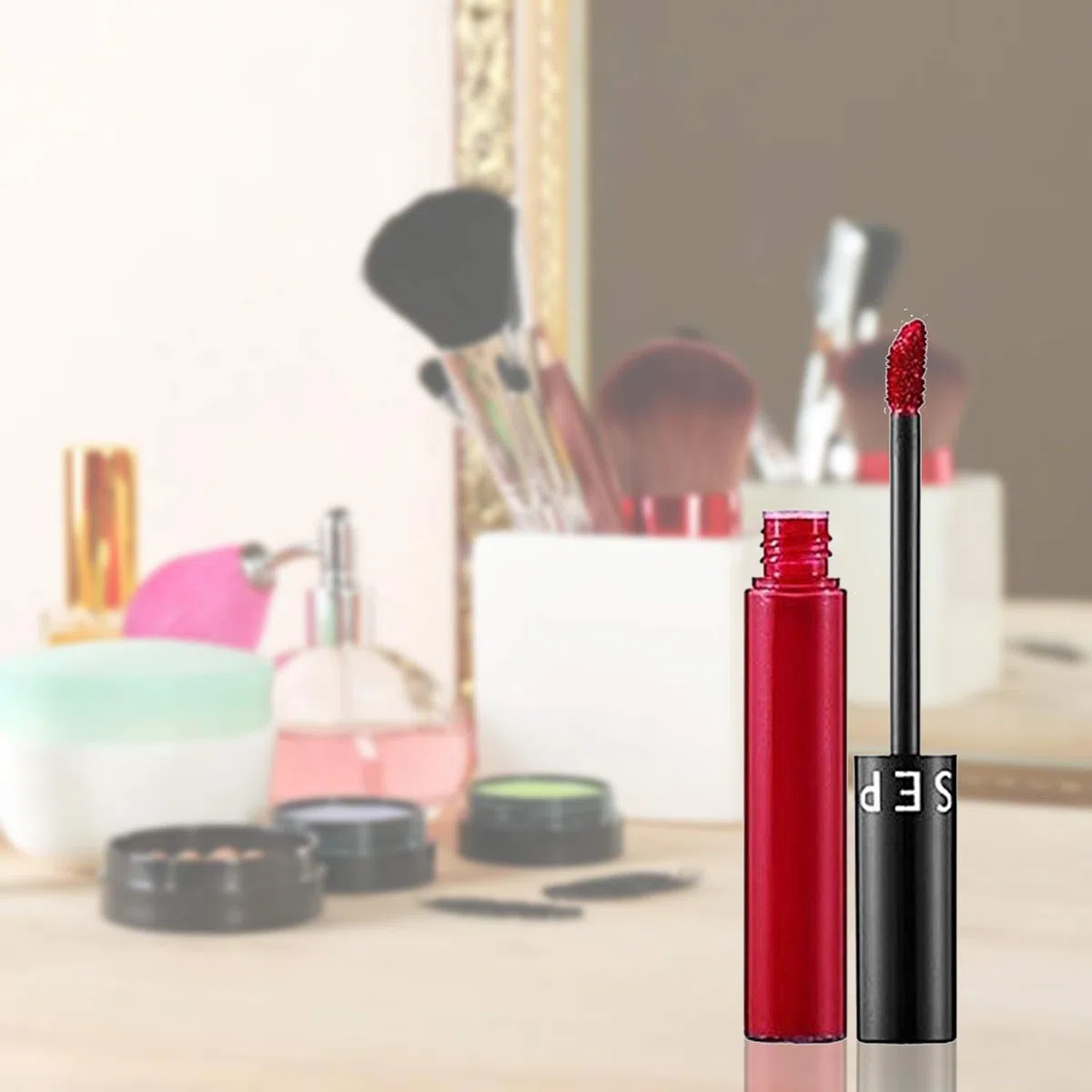 SEPHORA Collezione Cream Lip Stain 01 Always Red 0,169 oz by Sephora Collection
