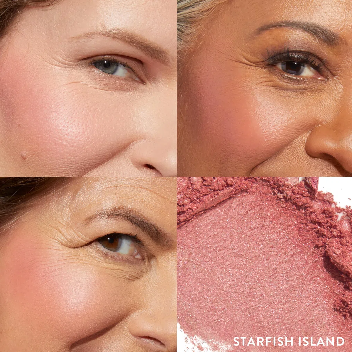 LAURA GELLER Blush Polvere Cotto Blush-n-Brighten – Fard Make Up in Polvere Marmorizzato, Cremoso e Leggero, Finish Satinato