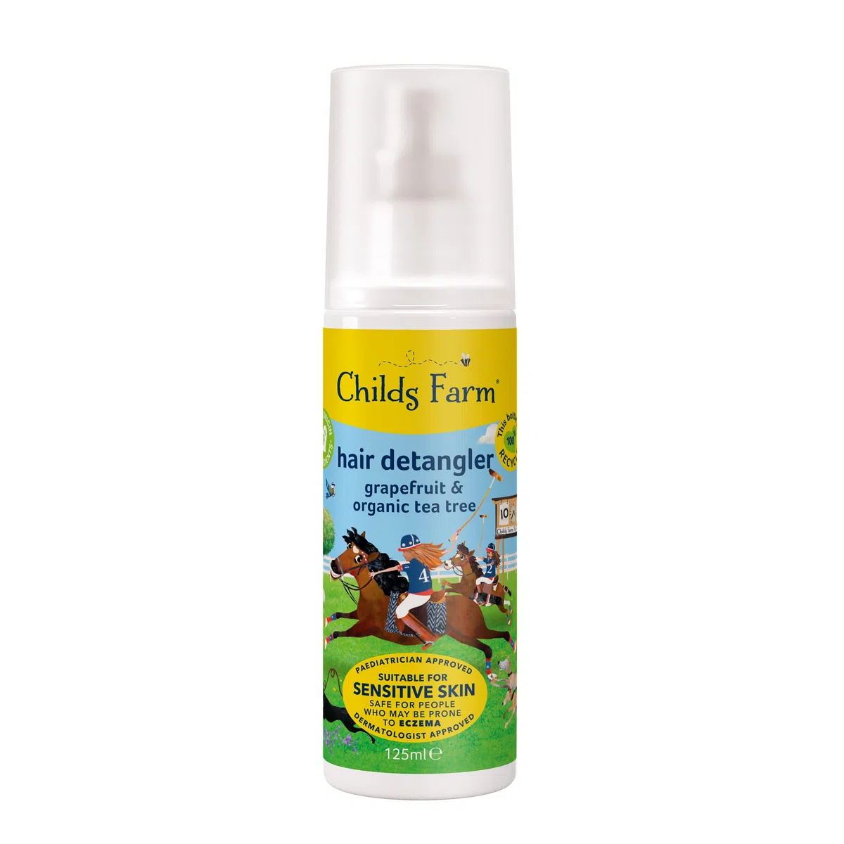CHILDS FARM Hair Detangler 125 ml Condizionatore per Bambini di Tutti i Tipi di Capelli
