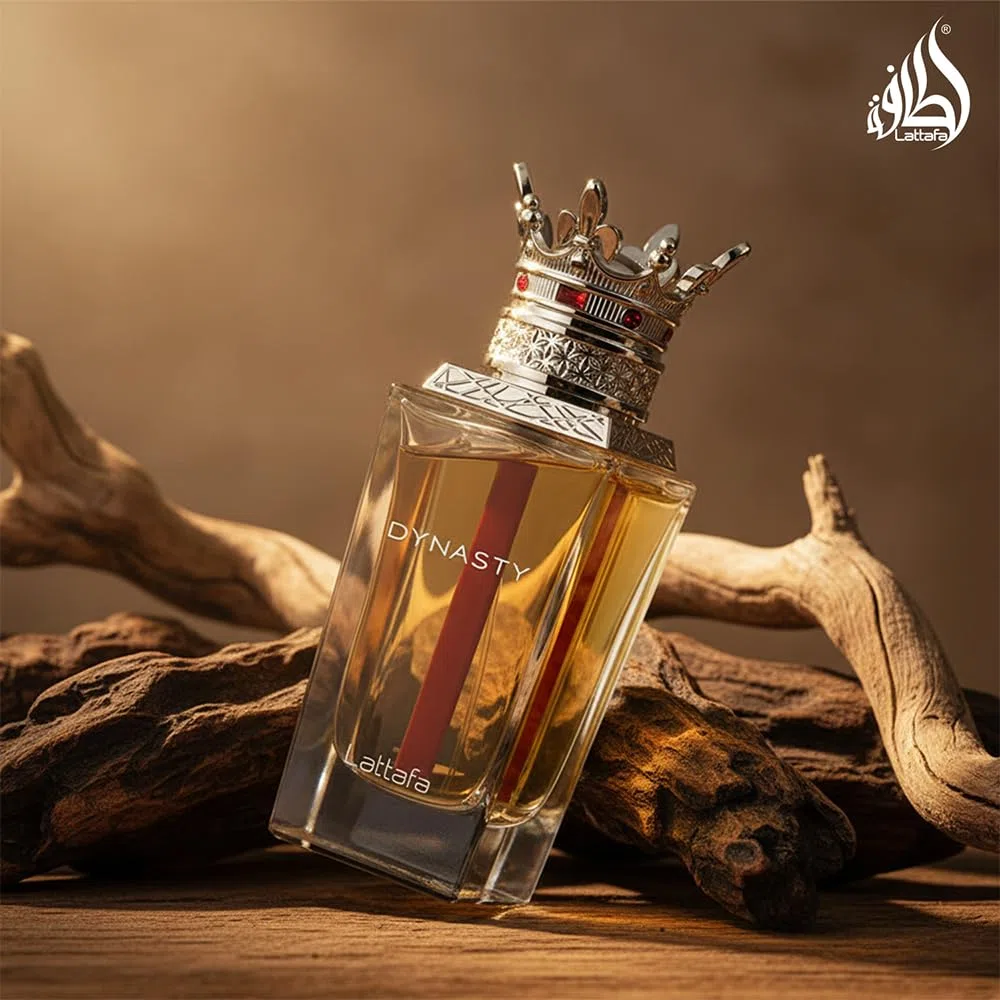 Lattafa Dynasty – Eau de Parfum spray a lunga durata, fresco, speziato, legnoso, aromatico, unisex, 100 ml