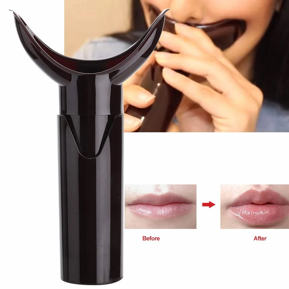 Dispositivo per Rimpolpare Labbro, Rinforzatore per Labbra Portatile Plumper per Labbra Piene, Strumento per Potenziare le Labbra con Aspirazione per Pompa per Labbra Strumento per la(Cremisi)
