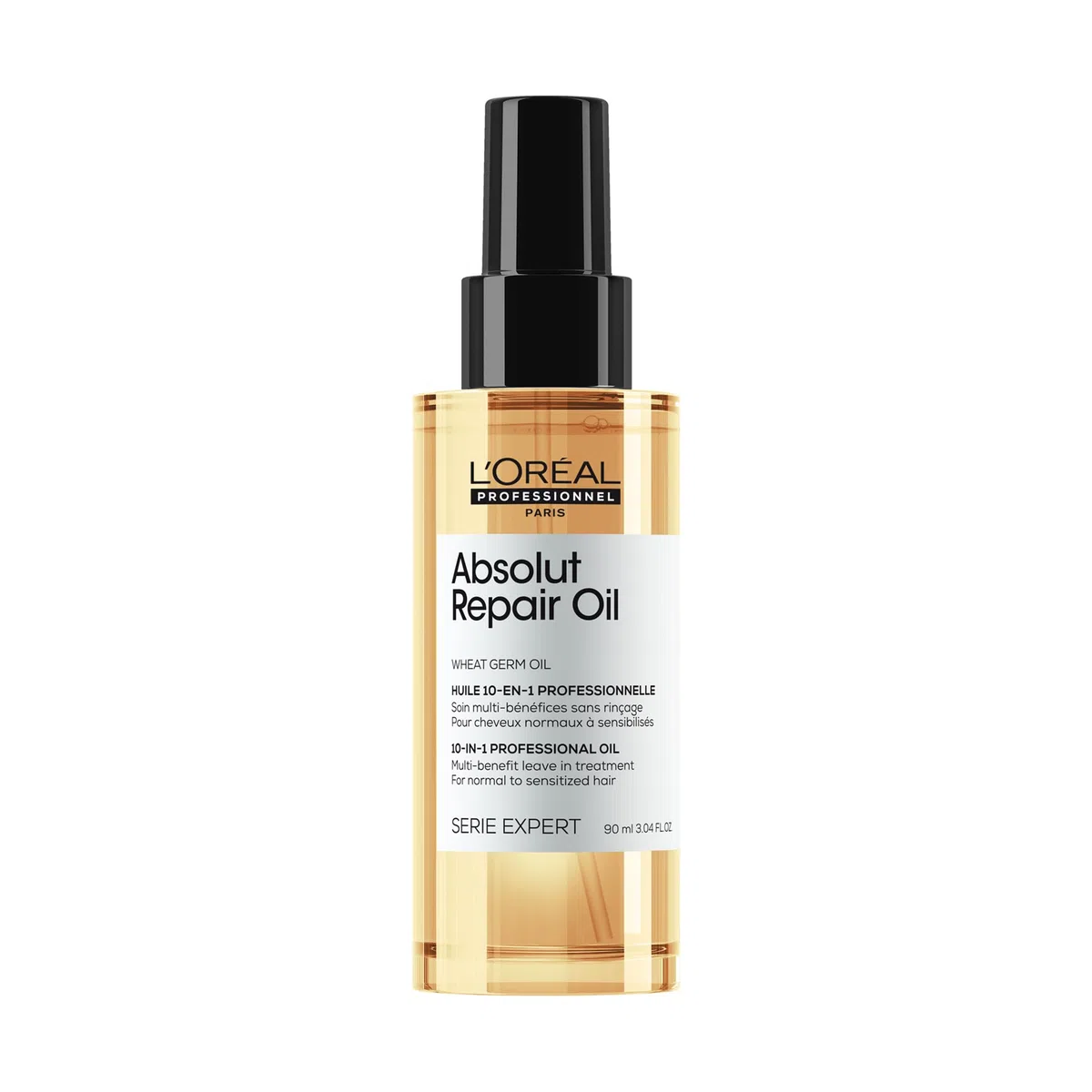L'Oréal Professionnel Paris | Olio 10 in 1 multiuso per capelli secchi e danneggiati Absolut Repair Serie Expert, Formula ristrutturante, 90 ml